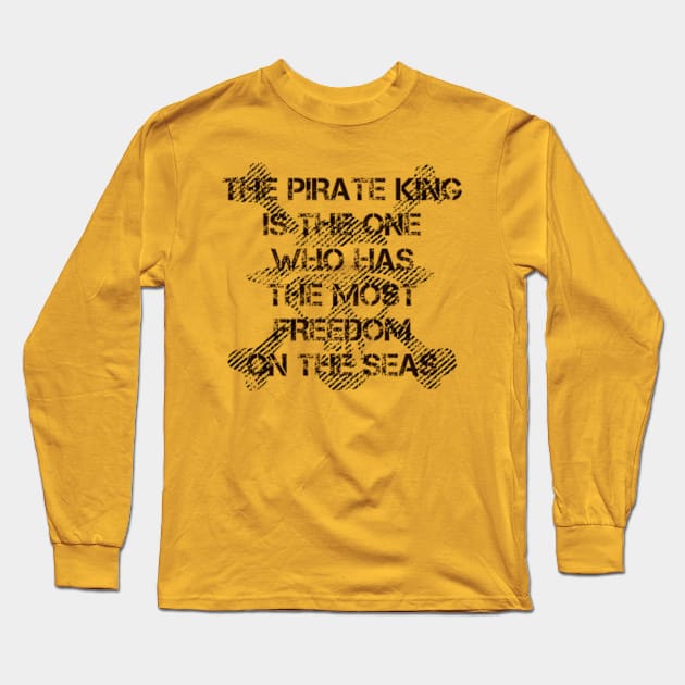 The freest tee of the seas Long Sleeve T-Shirt by FOGdark